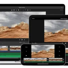 Edycja filmu podróżniczego "Desert Horizons" w iMovie na Macu, iPadzie i iPhonie.