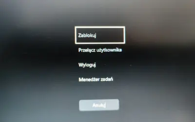 Ekran blokady systemu Windows: Zablokuj, Przełącz użytkownika, Wyloguj, Menedżer zadań. Jak po naciśnięciu ctrl alt delete.