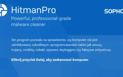 HitmanPro, profesjonalny antimalware, skanuje komputer w poszukiwaniu wirusów, trojanów i innych zagrożeń.