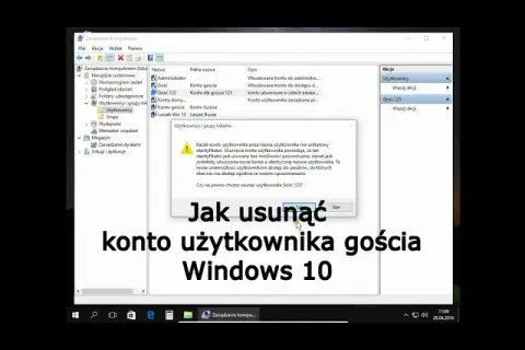 Jak usunąć konto Windows 10 i uniknąć utraty ważnych danych