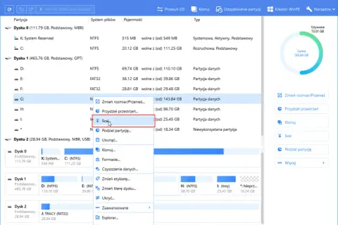 Jak podzielić dysk na partycje w Windows 10 bez utraty danych