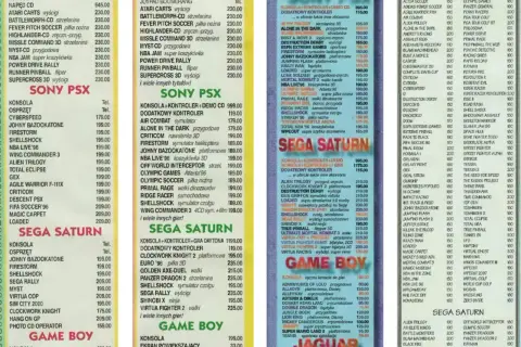 Lista gier na PSX, kiedy wyszło, z cenami. Znajdziesz tu m.in. "Alone in the Dark" i "Crash Bandicoot".