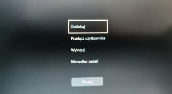 Ekran blokady systemu Windows: Zablokuj, Przełącz użytkownika, Wyloguj, Menedżer zadań. Jak po naciśnięciu ctrl alt delete.