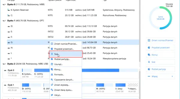 Jak podzielić dysk na partycje w Windows 10 bez utraty danych