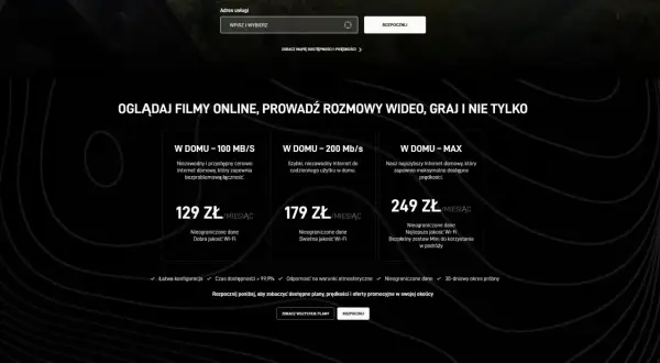 Sprawdź, ile kosztuje Starlink! Oferty internetu domowego od 129 zł/miesiąc. Wybierz plan dla siebie i ciesz się szybkim Wi-Fi.