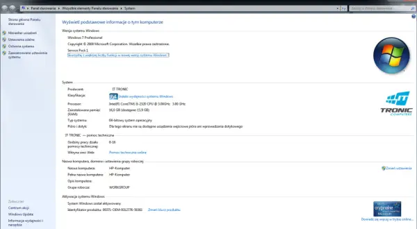 Jak sprawdzić parametry komputera Windows 7 i uniknąć problemów z wydajnością