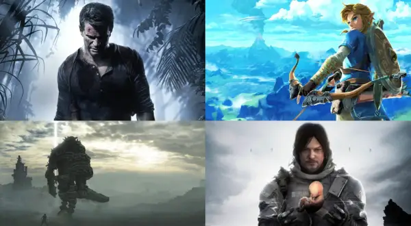 Nate Drake, Link, kolos i Sam Porter Bridges – bohaterowie kultowych gry przygodowe.