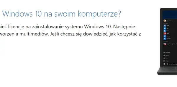 Jak zainstalować Windows 10 na laptopie bez systemu - proste kroki