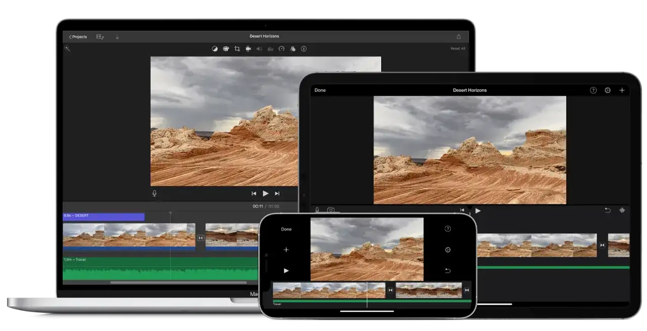 iMovie - prosty montaż filmu na Macu, iPhonie i iPadzie